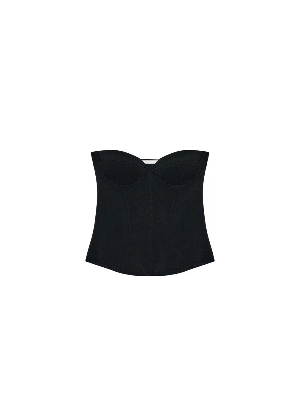 Zara Black Strapless Bustier Top